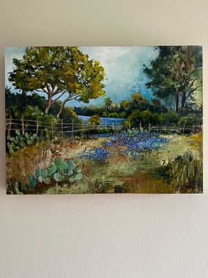 Acrylic on cradled wood panel by Bonnie Larden, NSW - Northern Rivers | Displayed on The East Coast Arts Trail®