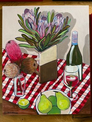 Painting artwork 'Flora fauna and sav' by Daniella D’Cruz | The East Coast Arts Trail®