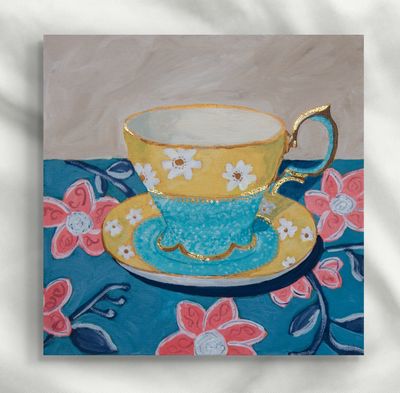 Original Acrylic and gold leaf on canvas by Nadia Dong Creative from VIC - Melbourne | The East Coast Arts Trail®