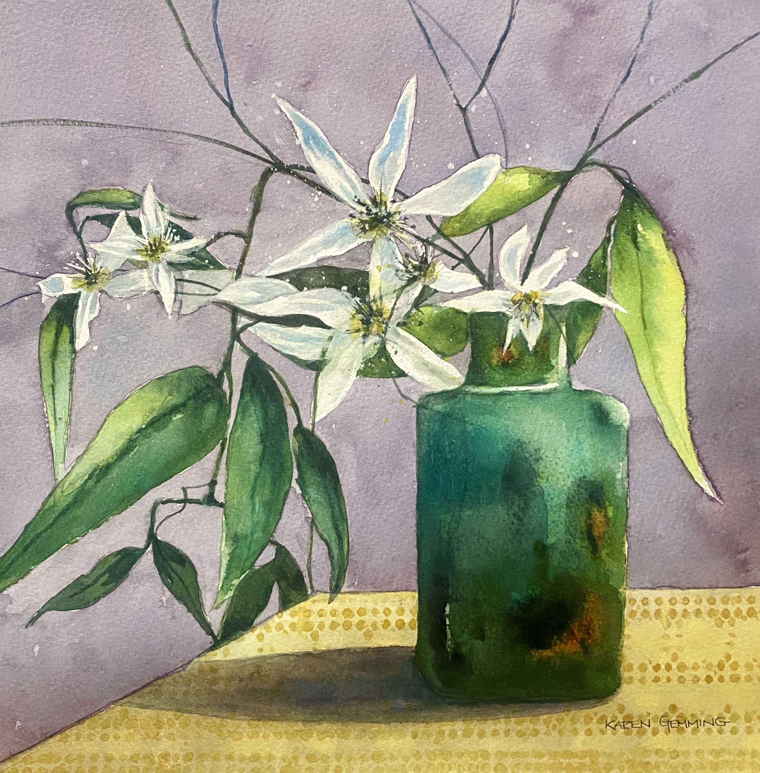 Watercolour on paper  by Karen Gemming, QLD - Sunshine Coast | Displayed on The East Coast Arts Trail®