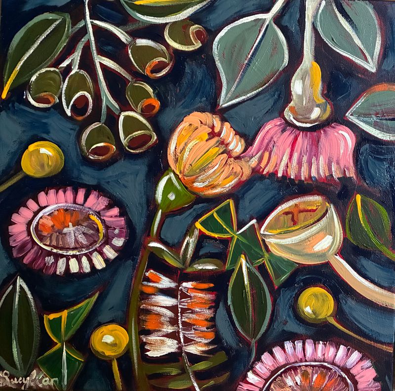 Original Acrylic on canvas by Lucy Car from NSW - Lismore | The East Coast Arts Trail®