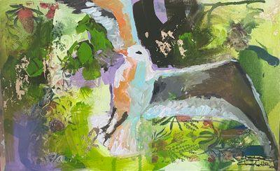 Original Mixed Media & Acrylic on Canvas  by angeltalkingArt from QLD - Gold Coast | The East Coast Arts Trail™