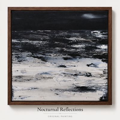 'Nocturnal Reflecions' - Painting by Kate | Featured on The East Coast Arts Trail®