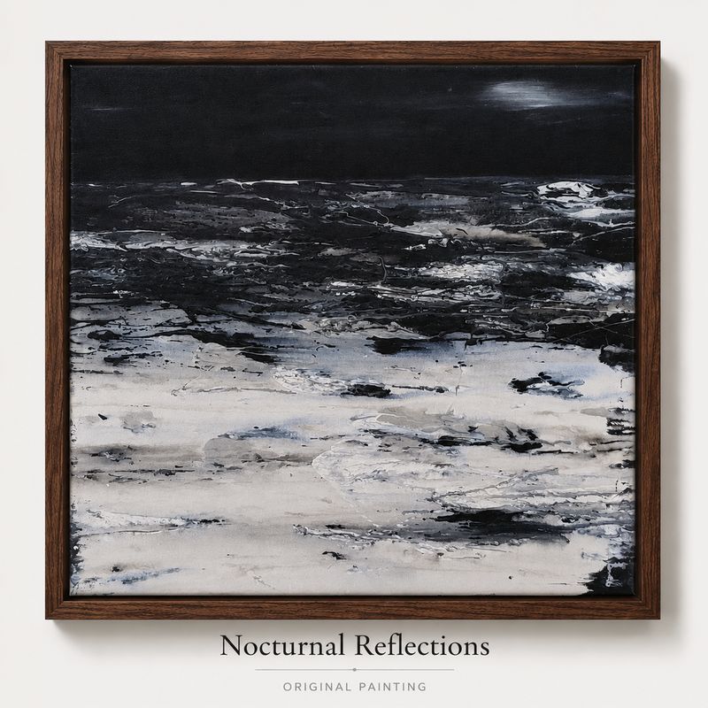'Nocturnal Reflecions' - Painting by Kate | Featured on The East Coast Arts Trail®