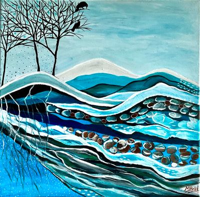 Acrylic  by m.o.i.r.a.r.t., WA - Perth | Displayed on The East Coast Arts Trail®