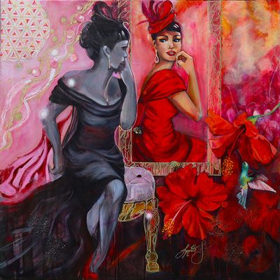 Mixed Media finished in Oils by Lynette Skeers, QLD - Gold Coast | Displayed on The East Coast Arts Trail®