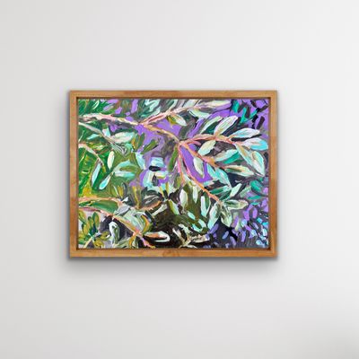 'Sitting in the bushes' - Painting by Carla van Laar | Featured on The East Coast Arts Trail™