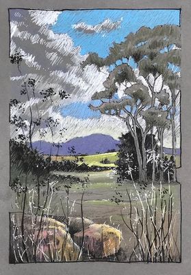 Original Mixed media.   by AmandaMcLeanFineArt from NSW - Southern Tablelands | The East Coast Arts Trail®