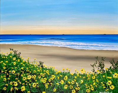 'Bloom' - Painting by Stones Throw Creations  | Featured on The East Coast Arts Trail™