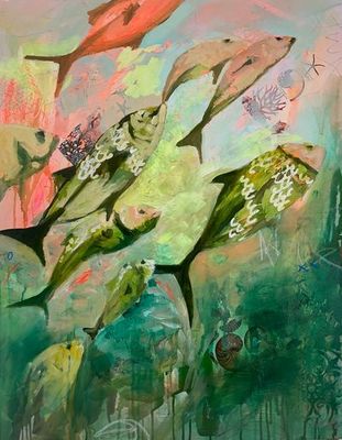 Painting artwork 'Freedom ' by Natasha Charlotte | The East Coast Arts Trail™