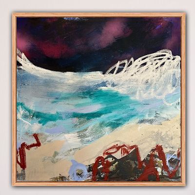 'Dancing in the dark' - Painting by jenniferbaxter | Featured on The East Coast Arts Trail®