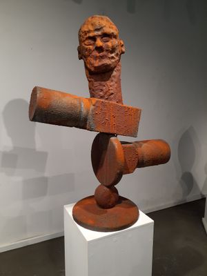 'Bust #1' - Sculpture by Don Barrett  | Featured on The East Coast Arts Trail™