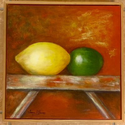 Painting - Acrylic artwork 'Tutti Fruitti' by Irena A. James | The East Coast Arts Trail®
