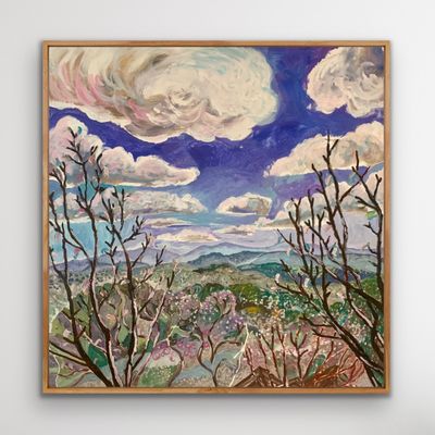 Acrylic paint on canvas in Australian hardwood frame  by Carla van Laar, VIC - East Gippsland | Displayed on The East Coast A
