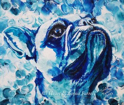 Original Acrylic on Canvas by All Heart by Sonia Farrell from QLD - Gold Coast | The East Coast Arts Trail™