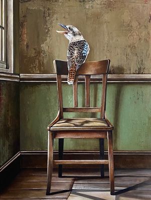Painting artwork 'A Call to Happiness ' by Bonnie Larden | The East Coast Arts Trail®