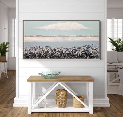 'Beach Mosaic' - Painting - Abstract by Steve Tyack | Featured on The East Coast Arts Trail®