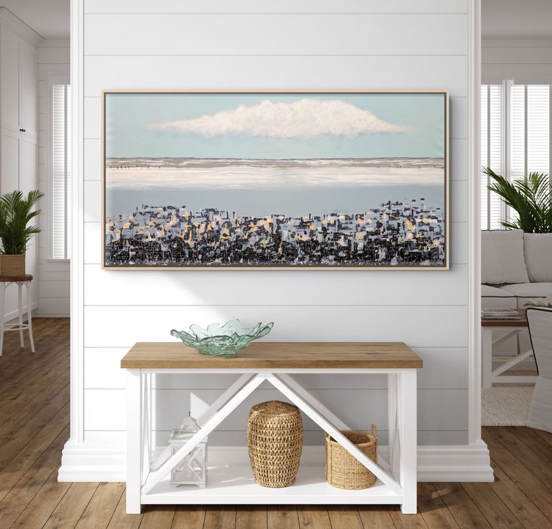'Beach Mosaic' - Painting - Abstract by Steve Tyack | Featured on The East Coast Arts Trail®