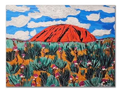 Original Acrylic on canvas, oak frame by Janice Brown from NSW - Sydney | The East Coast Arts Trail®