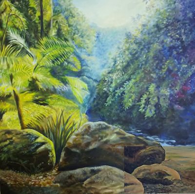 'Mountain Light ' - Painting by Capanart Gallery | Featured on The East Coast Arts Trail®