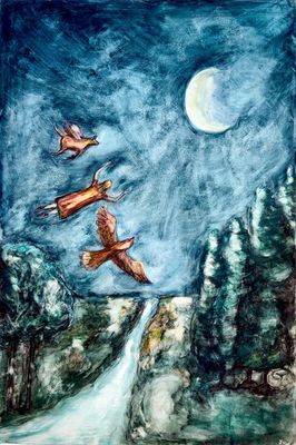 Watercolour on Yupo  by Susannah Paterson, NSW - Sydney | Displayed on The East Coast Arts Trail™