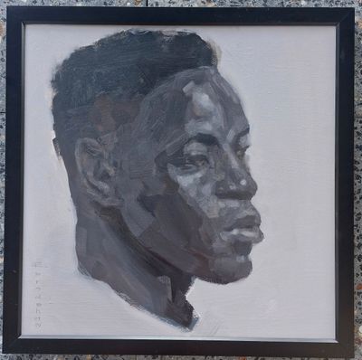 'Melvin - Art model ' - Painting by Robyn Bradshaw | Featured on The East Coast Arts Trail®