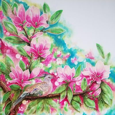 'Magnolia Moments' - Painting by All Heart by Sonia Farrell | Featured on The East Coast Arts Trail™