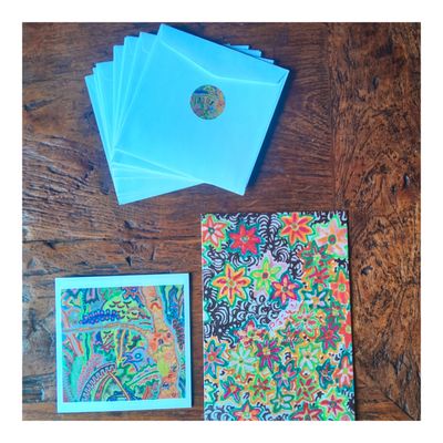 Printed onto textured italian linen card stock. by Paulette Girle, QLD - Tablelands | Displayed on The East Coast Arts Trail®