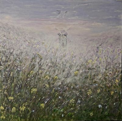 Acrylic on canvas, mixed media by Ines, QLD - Gold Coast | Displayed on The East Coast Arts Trail®