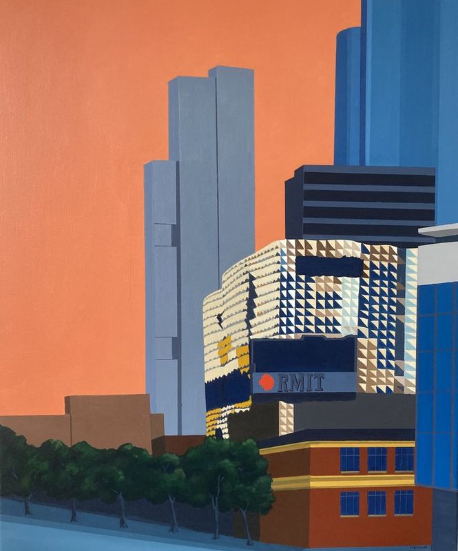 Original Acrylic on linen by Marian Quigley from VIC - Gippsland | The East Coast Arts Trail®