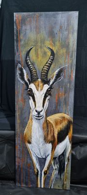 Painting - Animals & Wildlife artwork 'Springbok' by mid.night.sage | The East Coast Arts Trail®