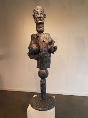 Wood painted  by Don Barrett , VIC - Gippsland | Displayed on The East Coast Arts Trail™