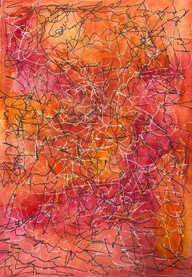 Expressive Arts artwork 'Happiness' by Carol Seeley Art | The East Coast Arts Trail®