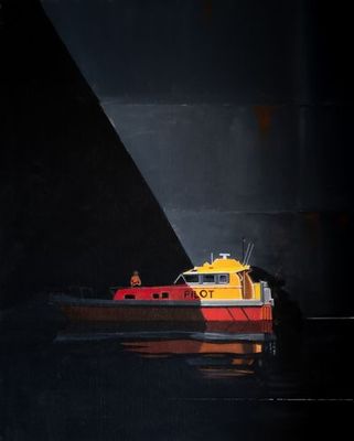 Painting - Acrylic artwork 'Among Giants' by baileycreative | The East Coast Arts Trail®