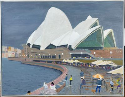 Original oil on cradled aluminium panel, framed by Geoff Hargraves from NSW - Sydney | The East Coast Arts Trail®