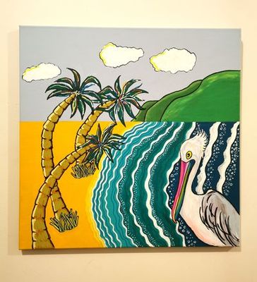 Original Acrylic with satin varnish finish by fran sanders from VIC - Melbourne | The East Coast Arts Trail®