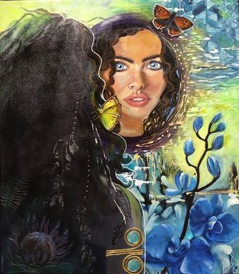 Mixed Media finished in Oils by Lynette Skeers, QLD - Gold Coast | Displayed on The East Coast Arts Trail®