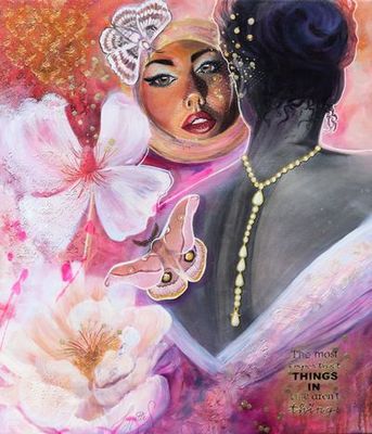Original Mixed Media finished in Oils by Lynette Skeers from QLD - Gold Coast | The East Coast Arts Trail®