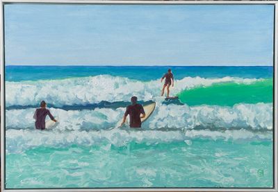 Painting artwork 'Small Left' by Geoff Hargraves | The East Coast Arts Trail®