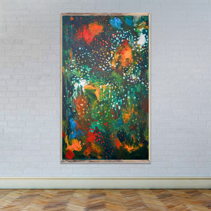 'Genesis' - Painting - Abstract by Pachiranna | Featured on The East Coast Arts Trail®