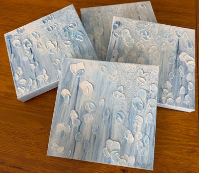 Decorative Art artwork 'Blue Threads' by Bronwyn Muzzin Art | The East Coast Arts Trail®