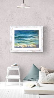 Pastel artwork 'Sea Dreaming' by Sandra McArthur | The East Coast Arts Trail®