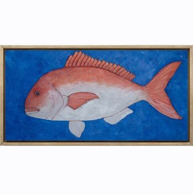 Painting - Acrylic artwork 'Snapper On Sapphire' by Nadia Dong Creative | The East Coast Arts Trail®