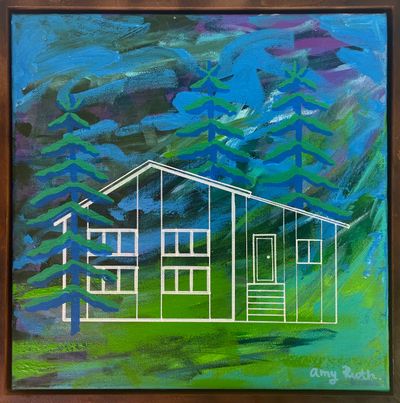 'Alpine Zephyr' - Painting by Amy Ruth | Featured on The East Coast Arts Trail®