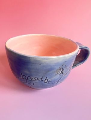 Ceramics artwork 'Breathe Cup - Sold ' by Susannah Paterson | The East Coast Arts Trail®