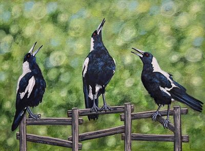 'Morning Call ' - Painting by Natalie Douglas | Featured on The East Coast Arts Trail®