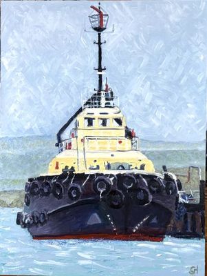 oil on a cradled wood panel by Geoff Hargraves, Earlwood, Sydney, NSW | Displayed on The East Coast Arts Trail™
