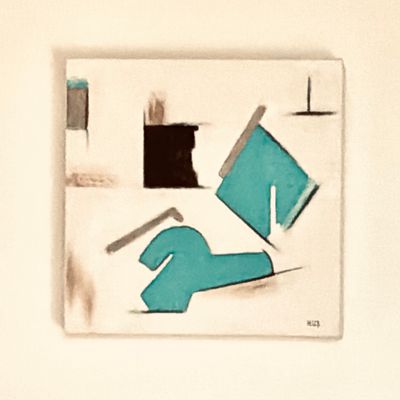 'SHIFTING PLANES No. 1' - Painting by Helen W. Broad | Featured on The East Coast Arts Trail®