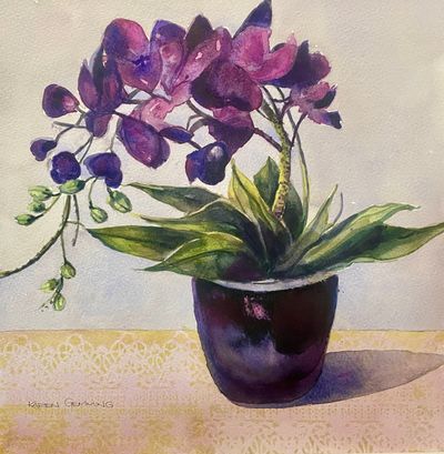 Painting artwork 'Floating Grace' by Karen Gemming | The East Coast Arts Trail®
