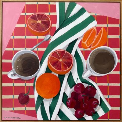 Painting artwork 'A good day starts here ' by Daniella D’Cruz | The East Coast Arts Trail®